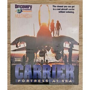NEW Carrier Fortress at Sea PC Big Box Aircraft Carrier SIM Discovery Channel
